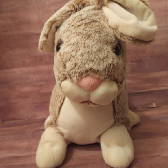 HUGE! Cute & Soft Gray Grey Plush Easter Bunny Stuffed Animal Toy Easter Holiday - Picture 7 of 12